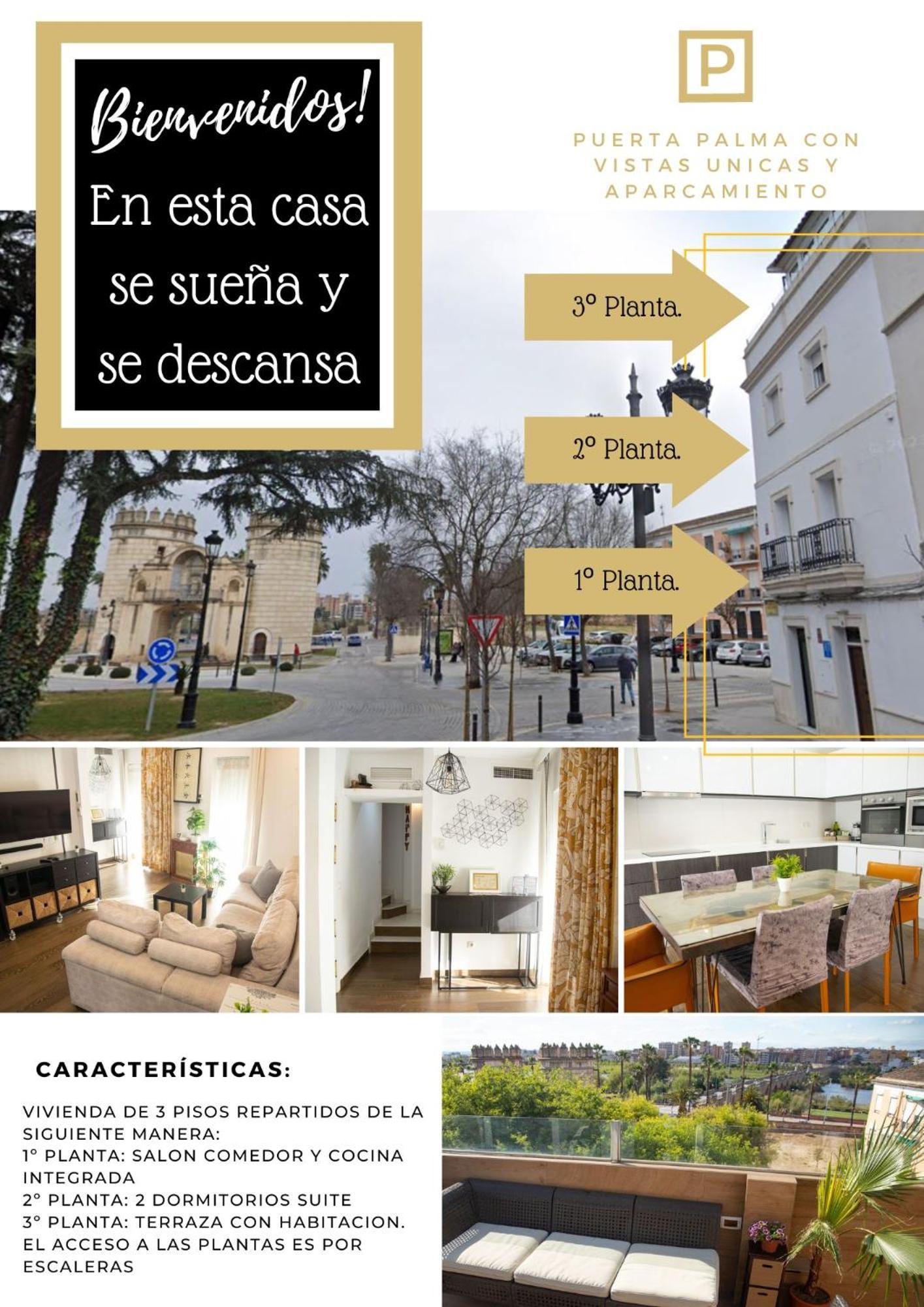 Alojamientos Puerta Palma Con Vistas Y Parking Бадахос Екстер'єр фото